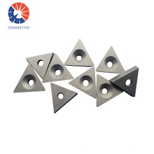High Efficiency Triangle Sumitomo Pcd Positive Turning Tool Inserts For High Speed Cutting Of Aluminum